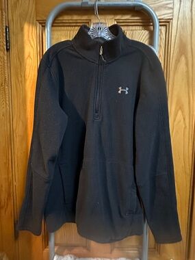 Under Armour Black Half-Zip Performance Pullover